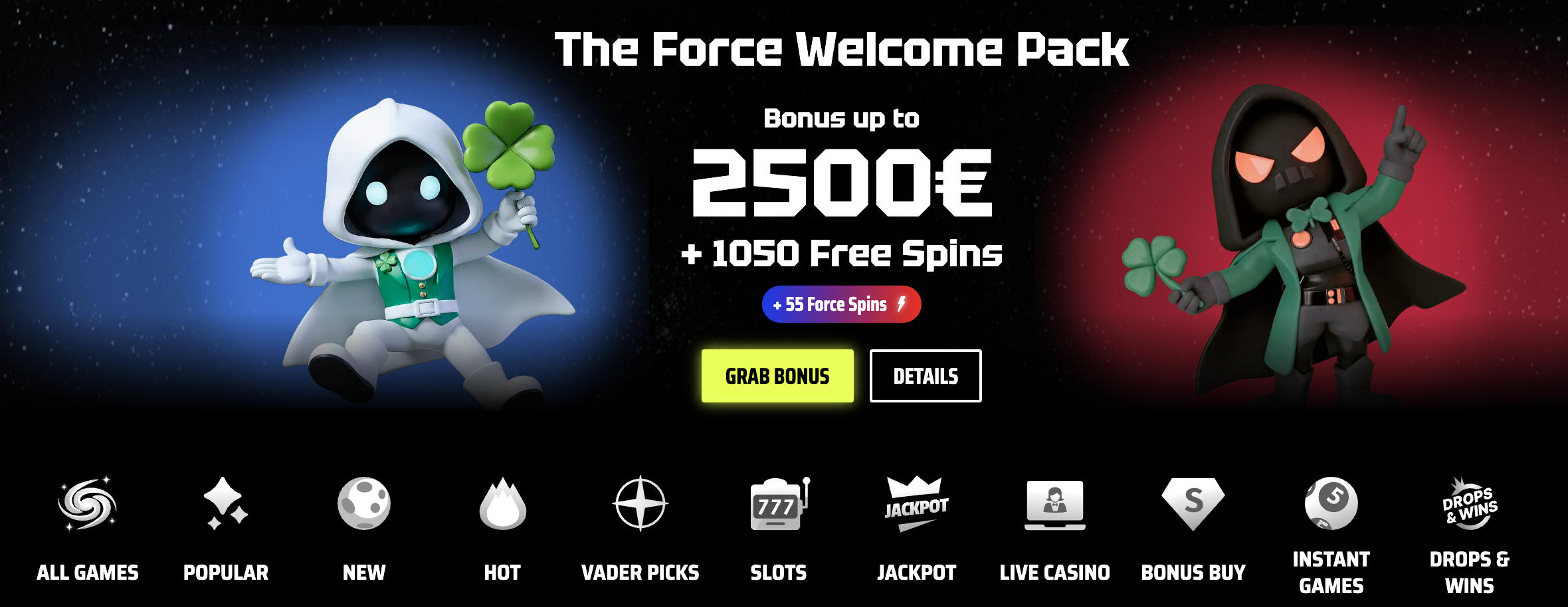 SlotsVader Casino – Best Casino Spins and Rewards
